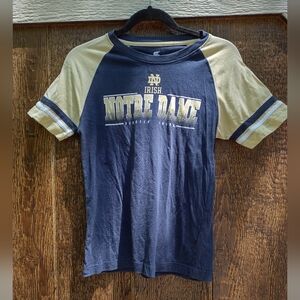 Notre Dame Kids Size M Graphic Short Sleeve Shirt